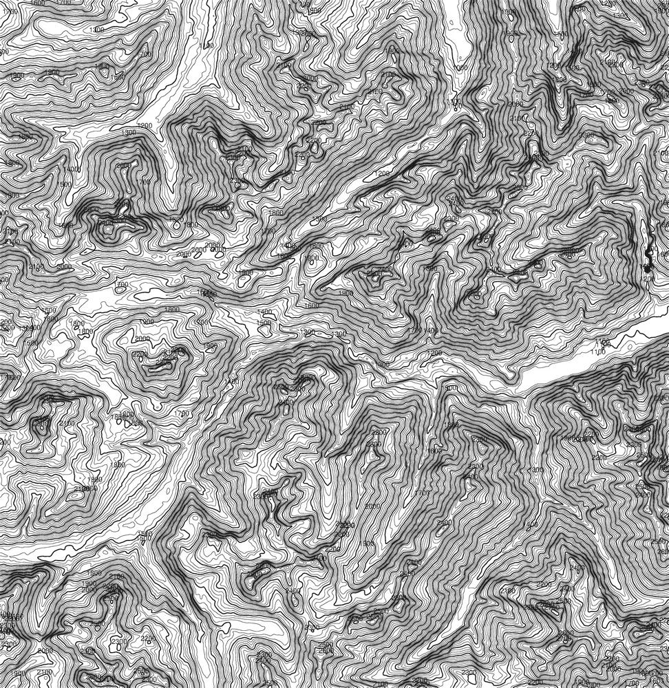 Contour lines of Biberkopf