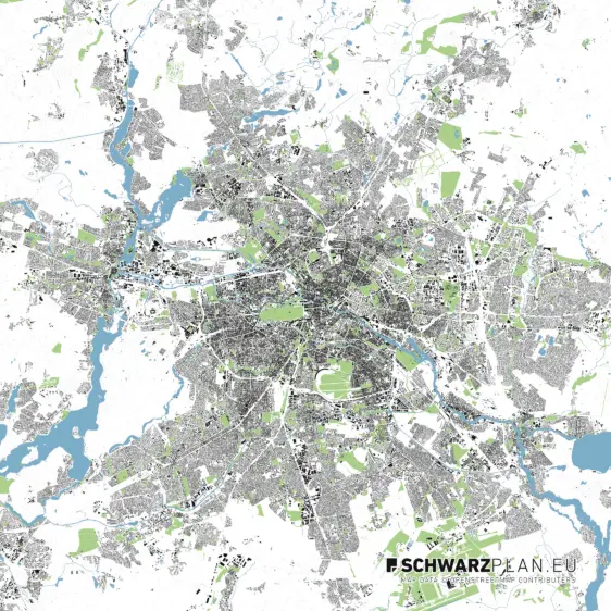 Lageplan von Berlin
