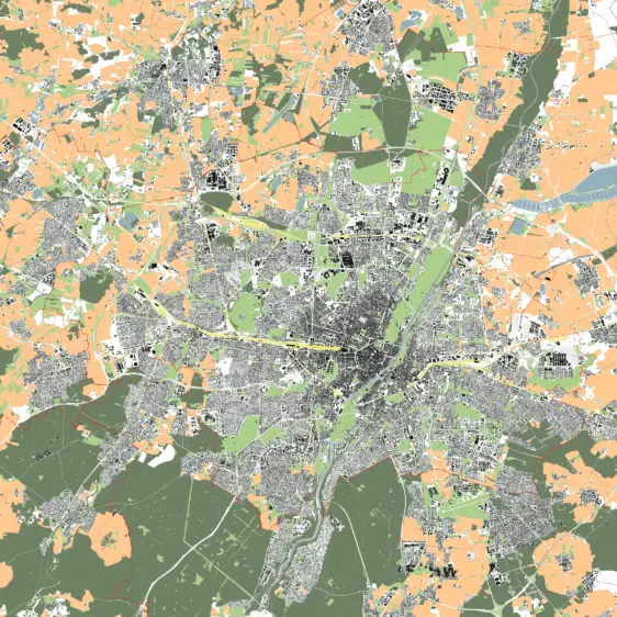 Lageplan von München