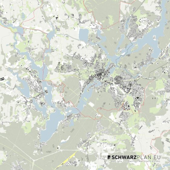 Lageplan von Potsdam