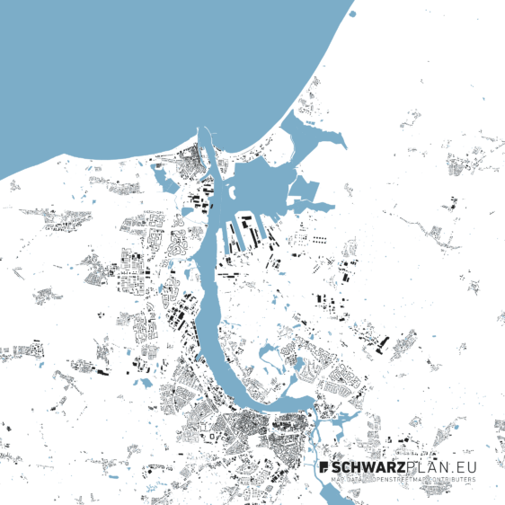 Lageplan von Rostock