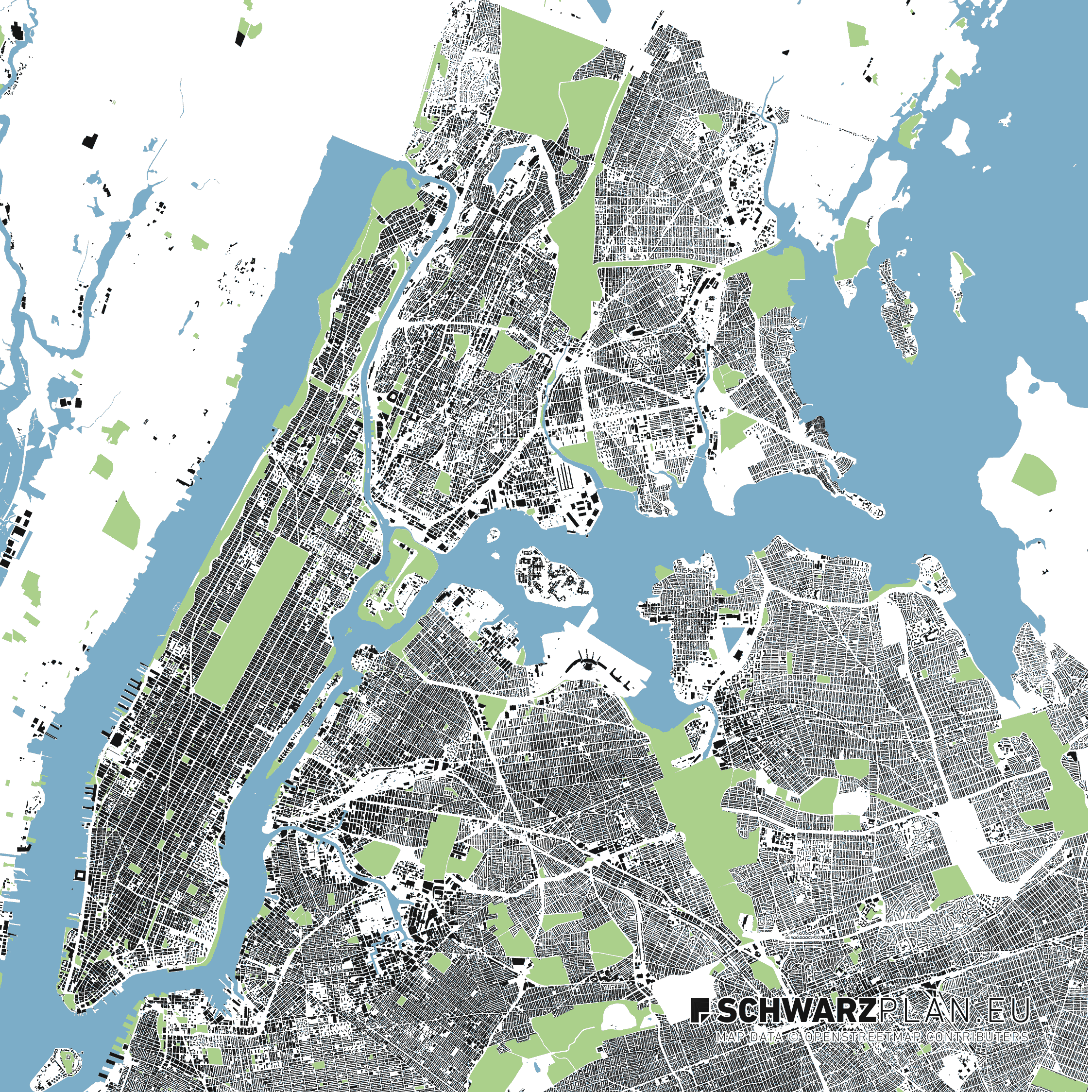 Figure Ground Plan Site Plan Of New York For Download As Pdf Dwg Plan