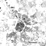 Schwarzplan von Antwerpen