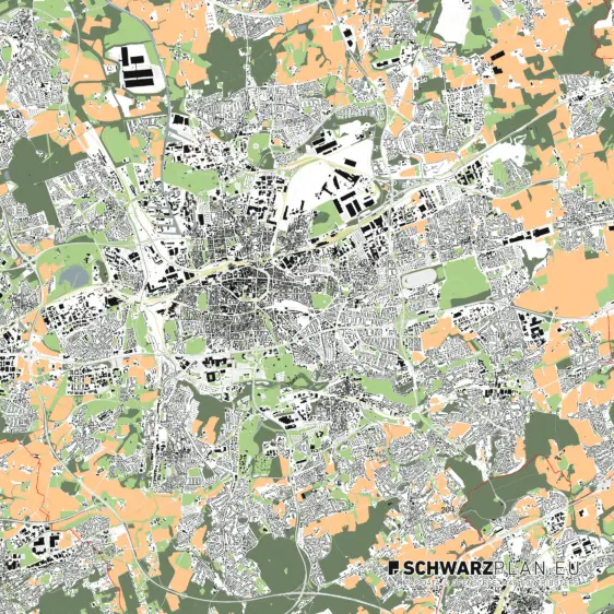 Lageplan von Dortmund