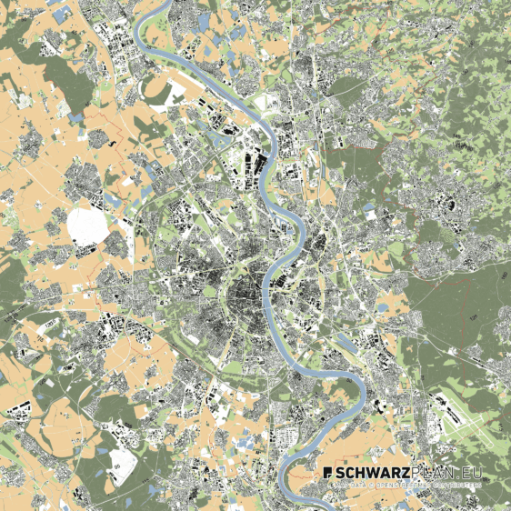 Lageplan von Köln