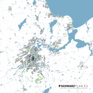 Lageplan von Lübeck