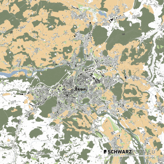 Lageplan von Bern