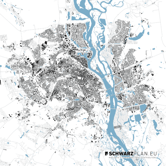 Schwarzplan von Kiev