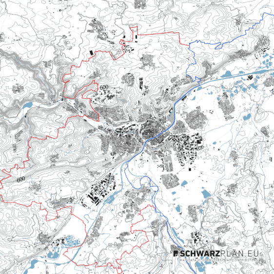 Lageplan von Ulm