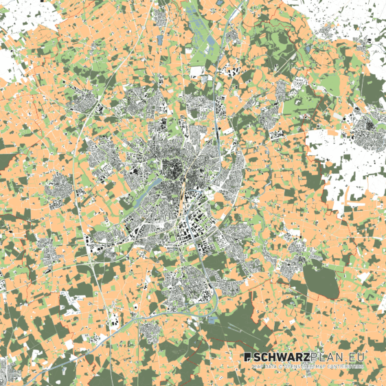 Lageplan von Münster