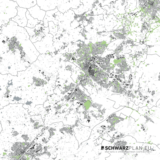 Lageplan von Bielefeld