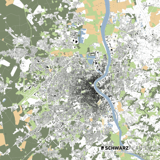 Lageplan von Bordeaux