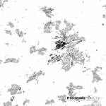 Schwarzplan von Sindelfingen - Böblingen