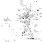 Schwarzplan von Cottbus
