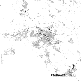 Schwarzplan von Detmold