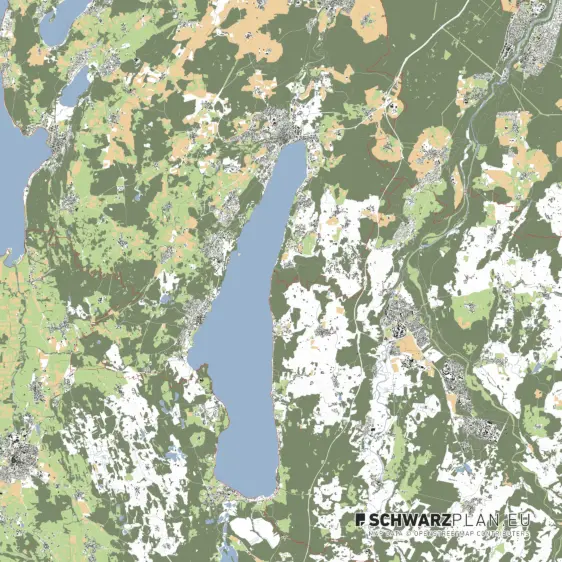 Lageplan von Starnberg