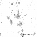 Schwarzplan von Bensheim
