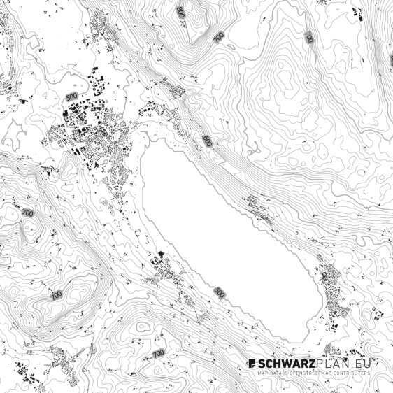 Schwarzplan von Sursee