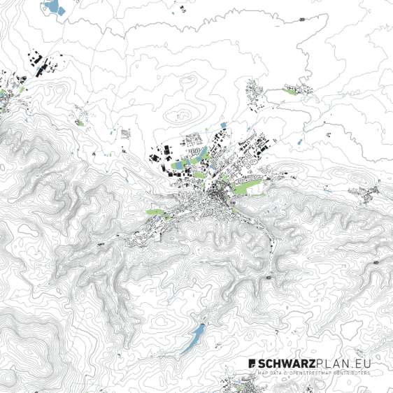 Lageplan von Wernigerode