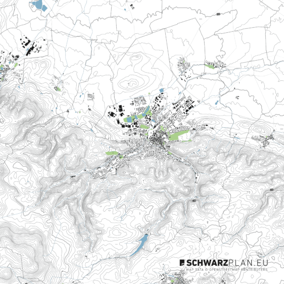 Lageplan von Wernigerode