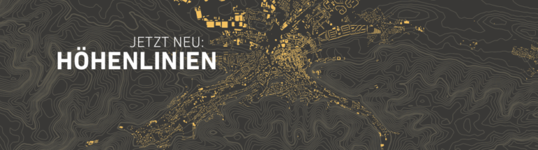 Siteplans and figure ground plans with elevation data / height lines