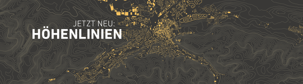 Siteplans and figure ground plans with elevation data / height lines