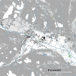 Lageplan von Lienz, Österreich