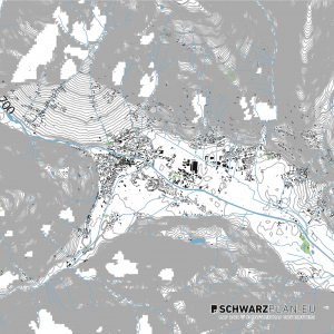 Lageplan von Lienz, Österreich