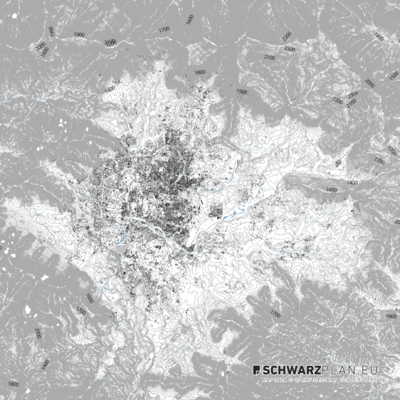 Lageplan von Kathmandu