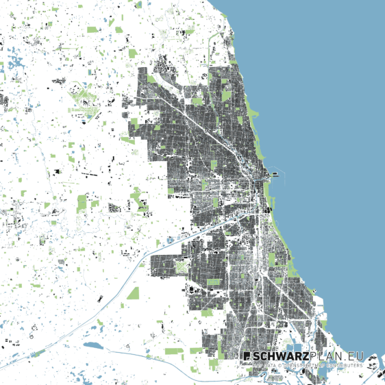 Chicago Lageplan zum Download als PDF