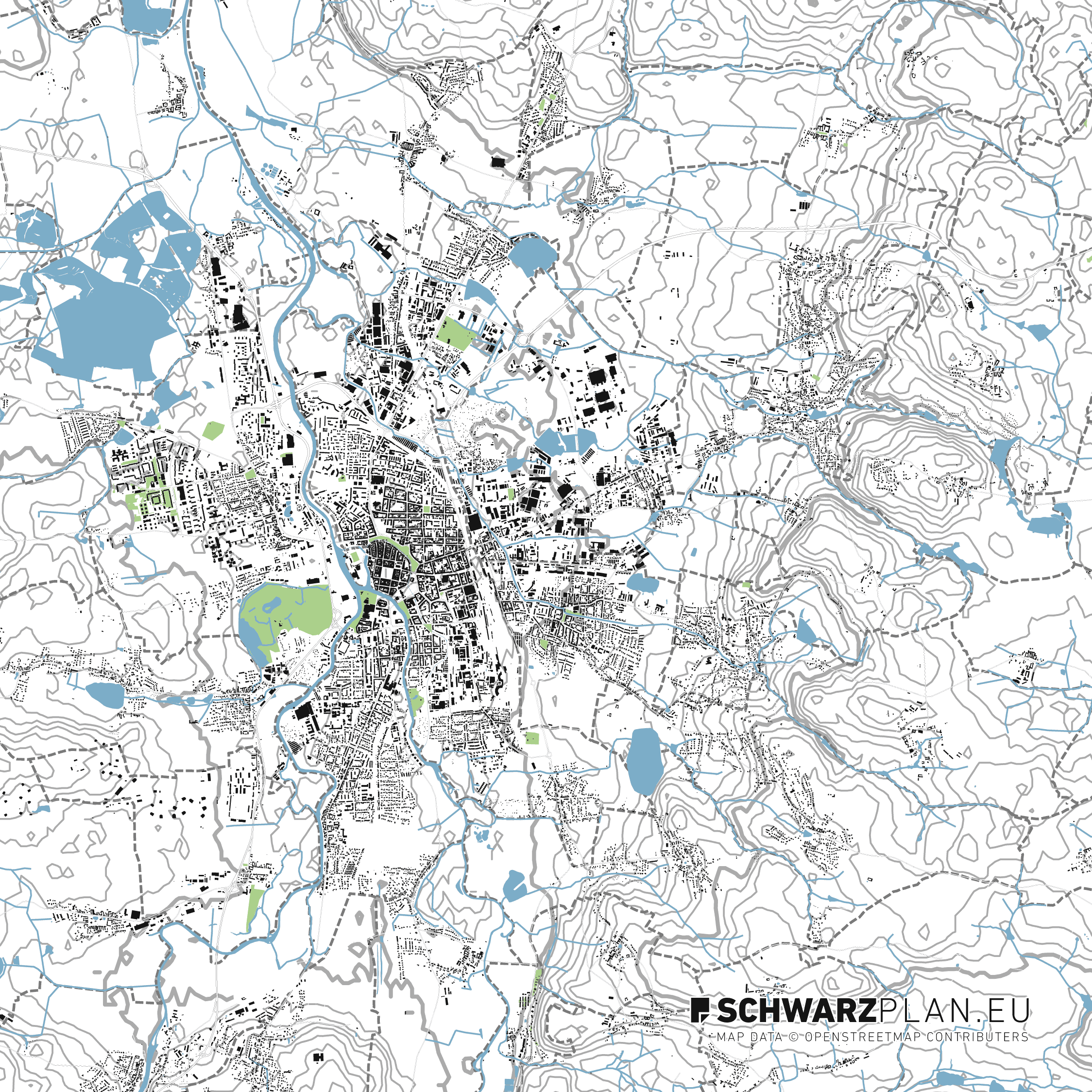 Site Plan of Budweis