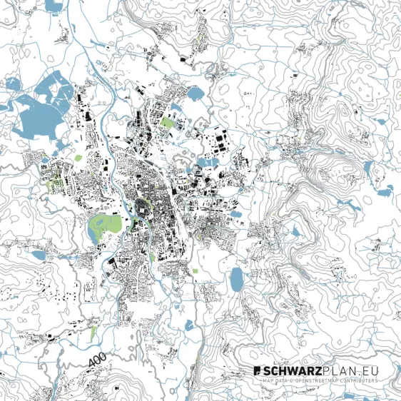 Site Plan of Budweis