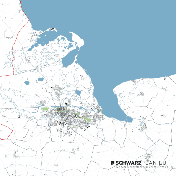 Lageplan von Greifswald