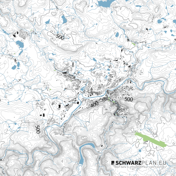 Site Plan of Karlovy Vary