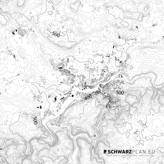 Figure Ground Plan of Karlovy Vary