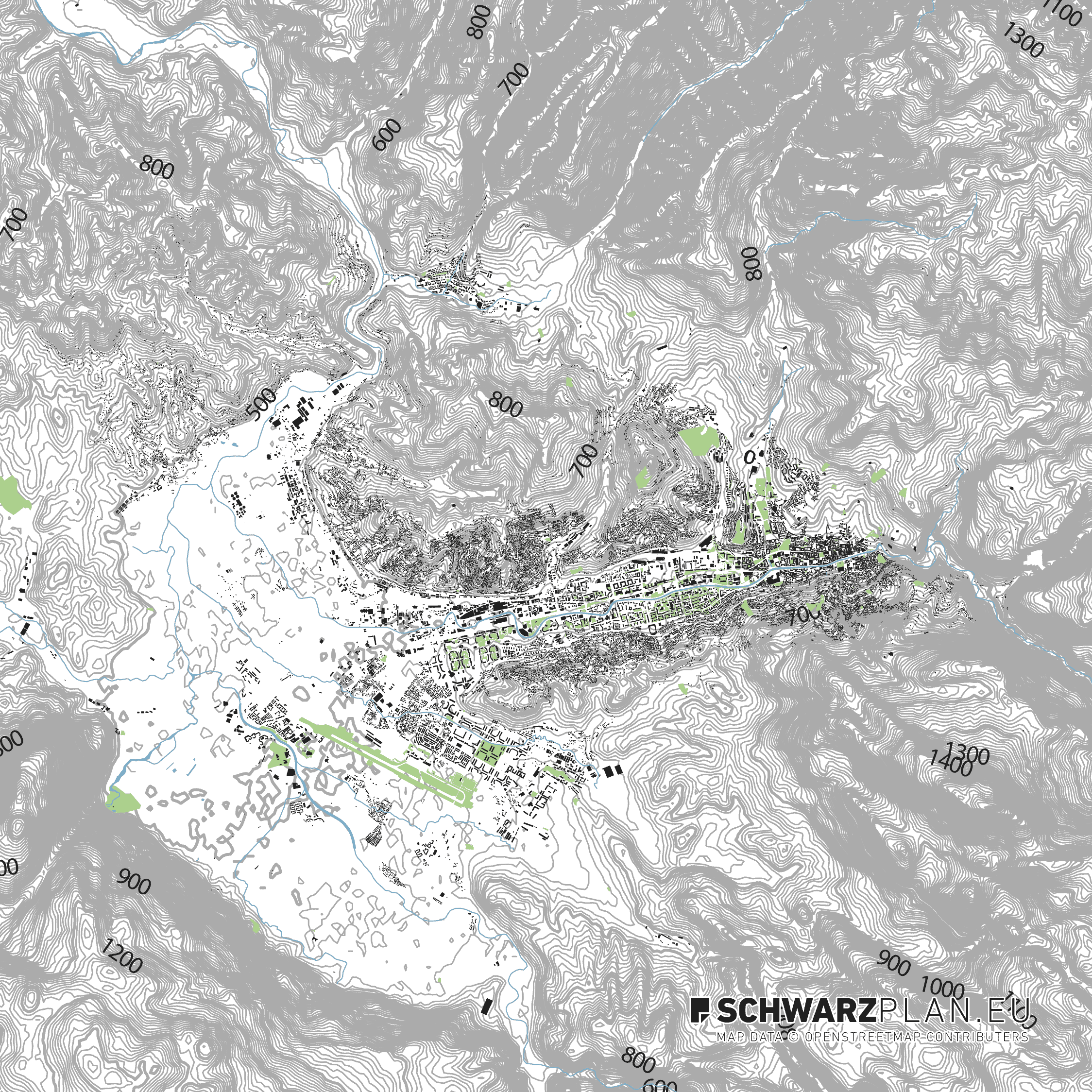 Site Plan of Sarajevo