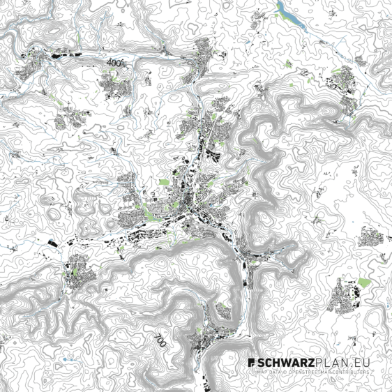 Lageplan von Aalen