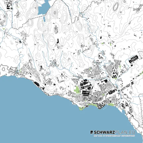 Lageplan von Friedrichshafen