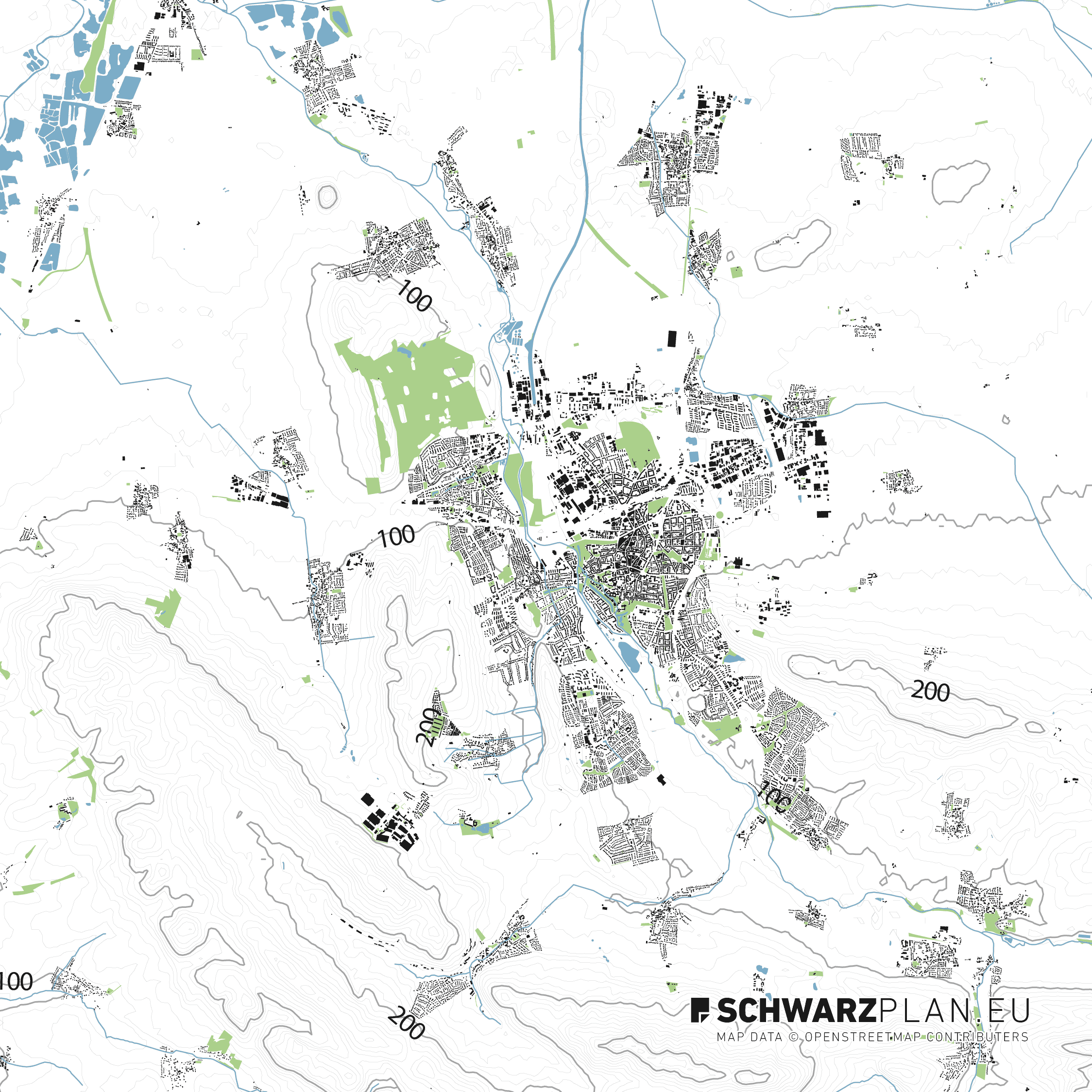 Site Plan of Hildesheim