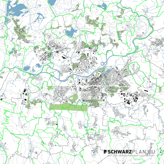 Lageplan von Pardubitz