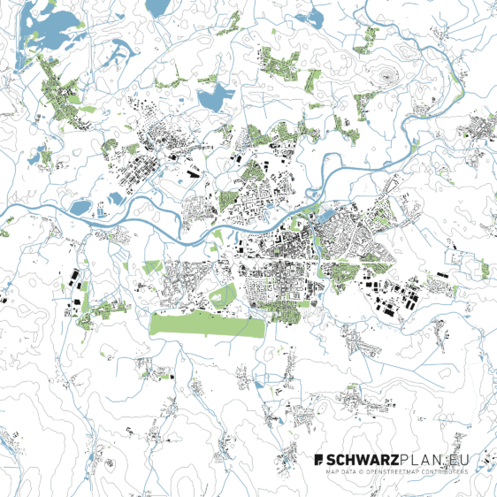 Lageplan von Pardubitz