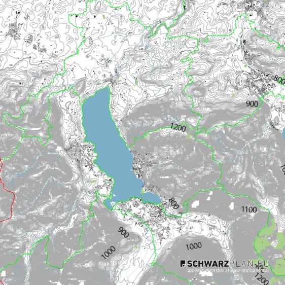 Lageplan von Tegernsee