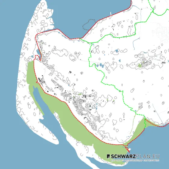 Lageplan von St. Peter Ording