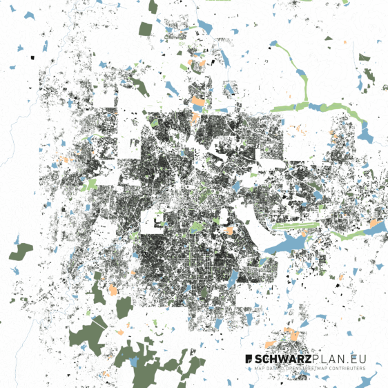 Site plan of Bengaluru