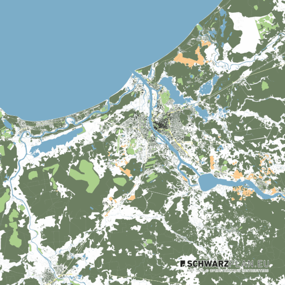 Lageplan von Riga