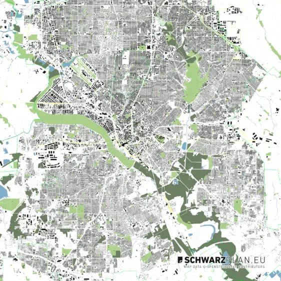 Site plan of Dallas