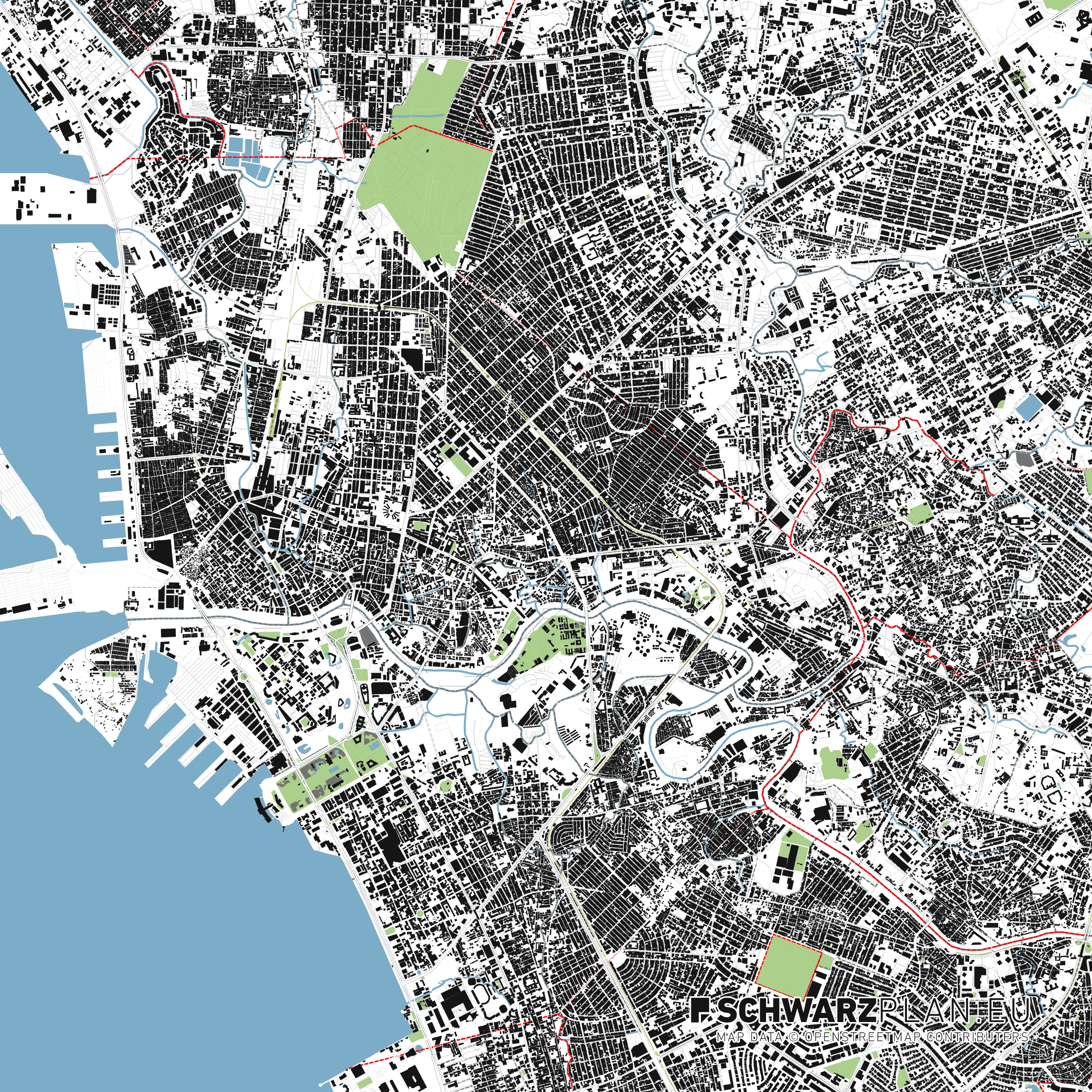 Site plan of Manila