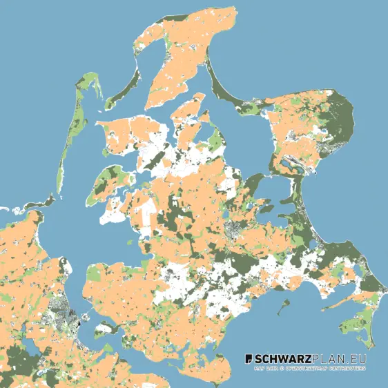 Lageplan von Rügen