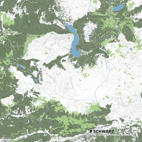 Lageplan von Hallstatt Schladming in Österreich