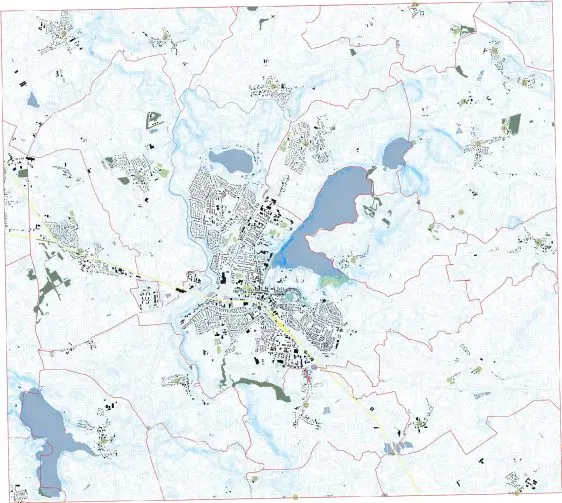 Lageplan von Bad Segeberg